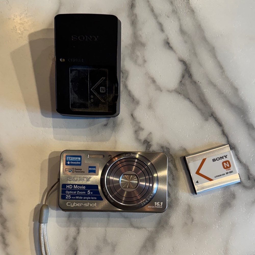 Sony Cyber-shot Gray Digital Camera with Accessories